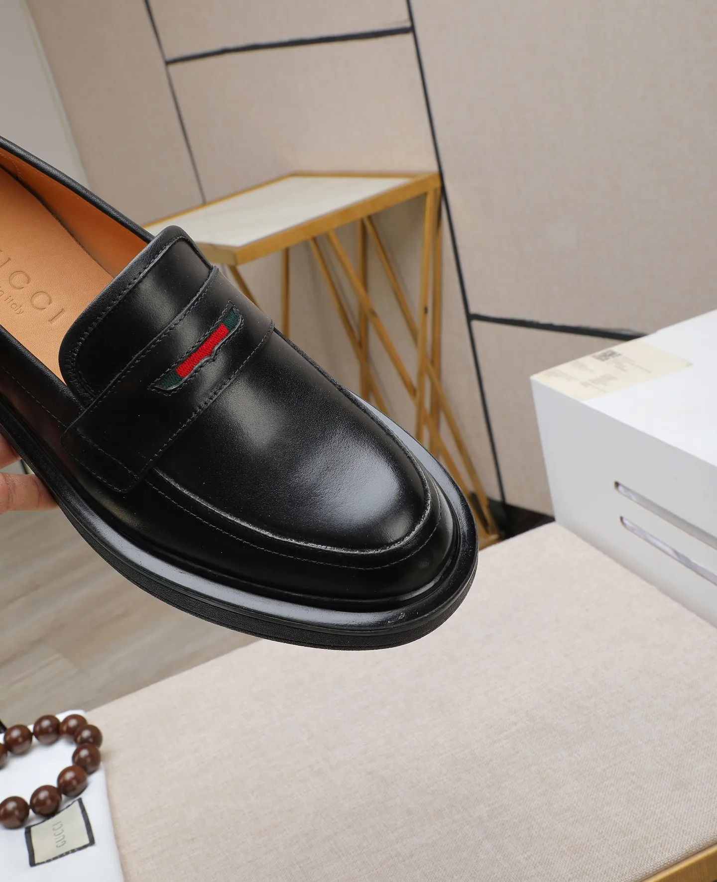 Men's shoes 💰520 📛📛Original (water-dyed cow lining) GUCCI official website formal shoes🌀 Italian 🇮🇹Imported cowhide➕Top imported water-dyed cowhide lining💋Finely handmade Original bottom, the real thing looks better when photographed in person Standard size 38-44
